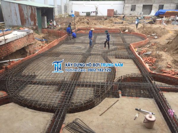 Thi công hồ bơi gia đình tại Bình Thạnh - TP.HCM