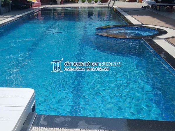 Thi công hồ bơi gia đình - Long Xuyên - An Giang