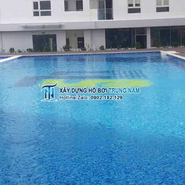 Thi công hồ bơi chung cư 577 - Phú Định - Bình Phú - TP HCM